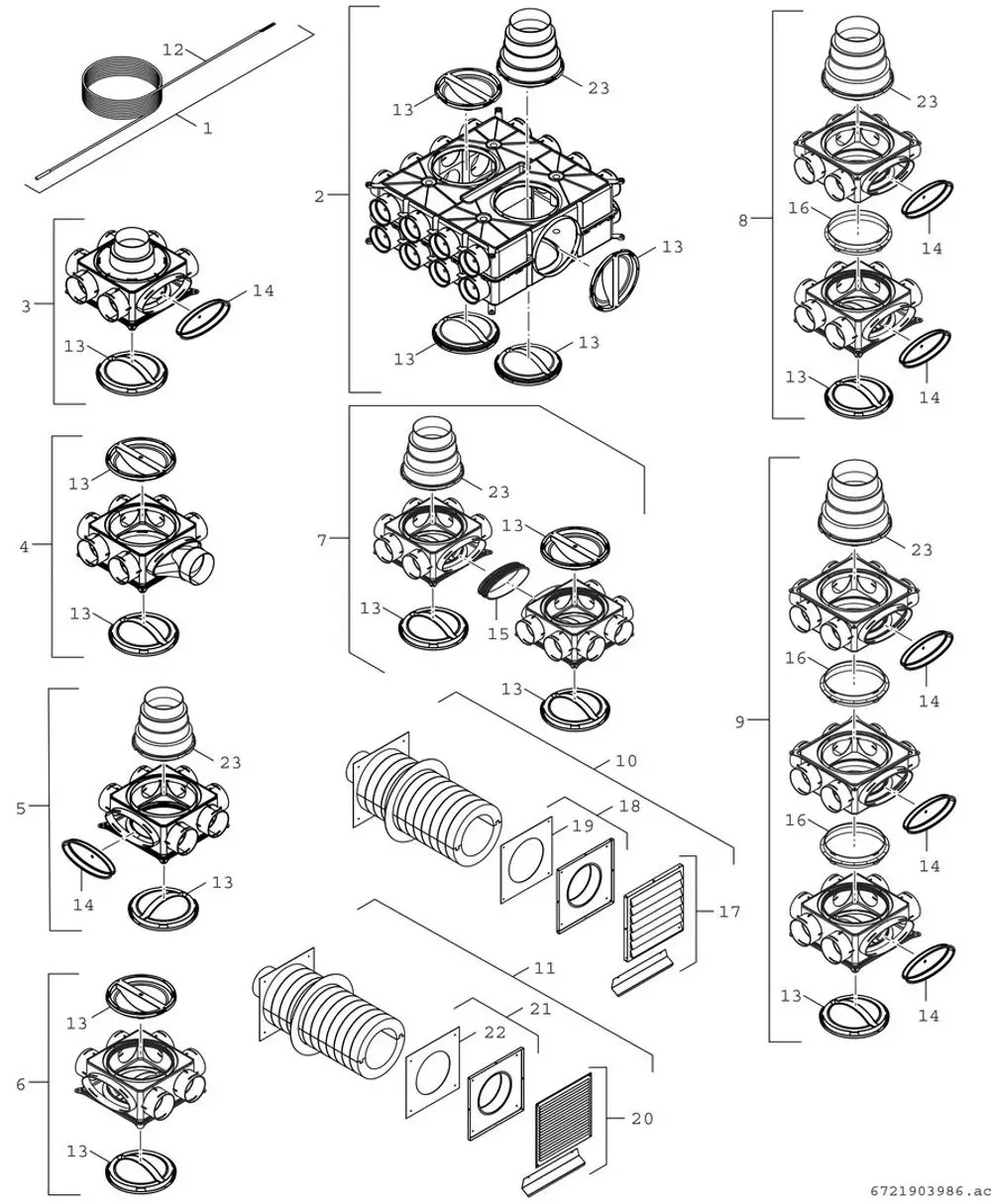 BOSCH-Wohnungslueftungsgeraet-V5001-C-450-840x785x595-450m3-h-7738113401 gallery number 5